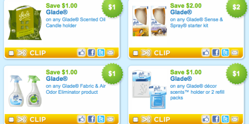 Coupons.com: Lots of New Glade Product Coupons