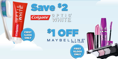 *HOT* $2/1 Optic White and $1/1 Maybelline Rite Aid Coupons (Limited Prints Available!)