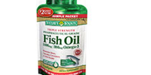 FREE Week Supply of Nature's Bounty Fish Oil Supplements + $2 Coupon (1st 8,000!)