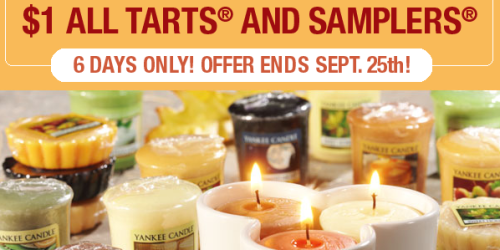 Yankee Candles: Tarts & Votives Only $1