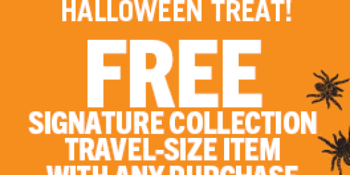Bath & Body Works: FREE Signature Collection Travel Size Item w/ Any Purchase (Valid Today Only)