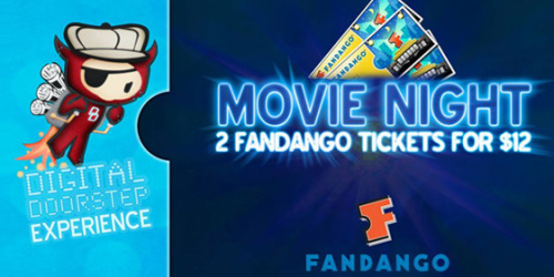KGB Deals: 2 Fandango Movie Tickets Only $12
