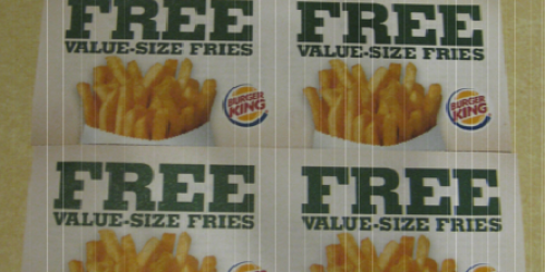 $1 Burger King Scholars Booklet = 8 Free Items
