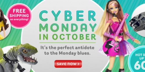 The Mattel Shop: Cyber Monday Sale + 15% Off + FREE Shipping