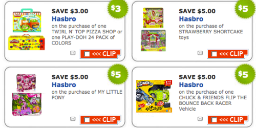 Lots of New High Value Hasbro Toy Coupons