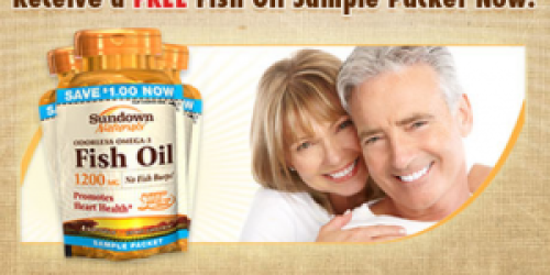 FREE Sample Packet of Sundown Fish Oil (Facebook)