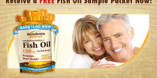 FREE Sundown Fish Oil Sample (Available Again)