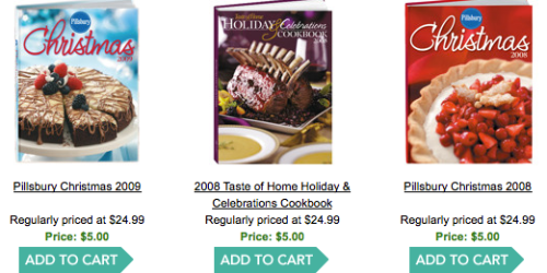 Shop Taste of Home: Hardcover Cookbooks Only $5 (Up to $24.95 Value!) + FREE or $1 Shipping