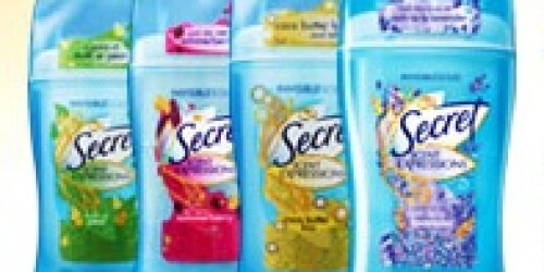 Free Secret Deodorant – First 2,000!
