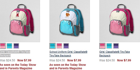 today show backpacks