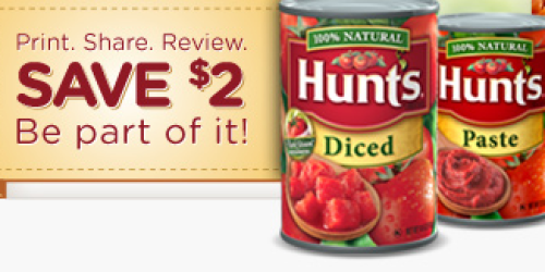 Print 3 Rare Hunts Tomatoes Coupons