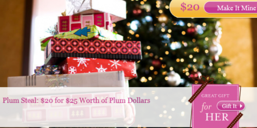 Plum District: $25 Worth of Plum Dollars Only $20