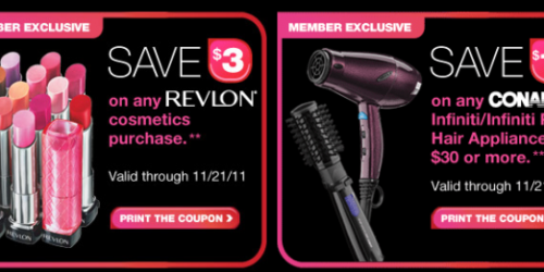 CVS Beauty Club Members: Possible $3/1 Revlon Cosmetics Store Coupon + More