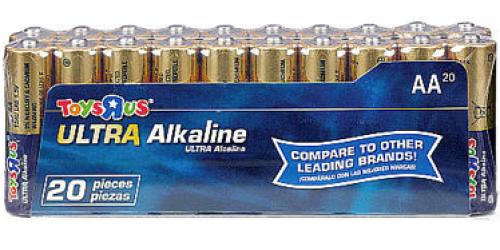 Toys R Us: 40 Ultra Alkaline Batteries $6.99 Shipped