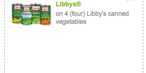 Rare $1/4 Libby's Canned Veggies Coupon