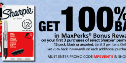 OfficeMax.com: Free Sharpies, Cheap Paper and More (After MaxPerks Bonus Rewards)
