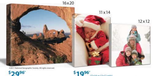 Walmart Photo: *HOT* 11×14 or 12×12 Faux Canvas Print Only $9.96 Shipped to Store