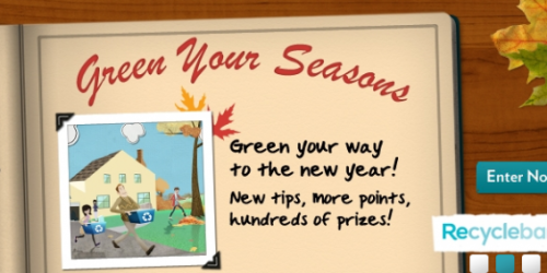 Recyclebank Green Your Seasons: Earn 90 More Points