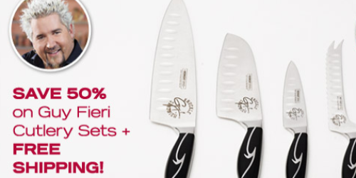 FoodNetworkStore.com: $25 Off $75 Promo Code = Great Deal on Guy Fieri Cutlery Sets