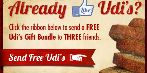 *HOT* FREE Udi’s Gluten Free Foods Gift Bundle (1st 10,000 – Facebook!)