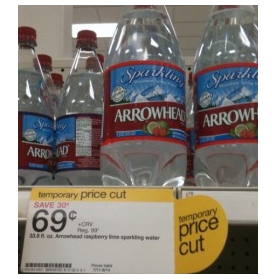 Target: FREE Arrowhead Sparkling Spring Water