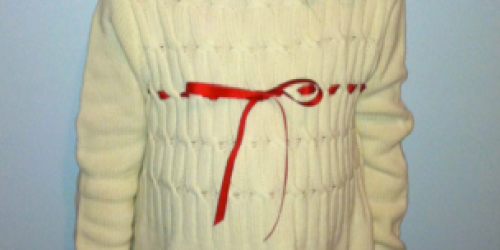 Happy Friday: $0.50 Homemade Sweater Dress