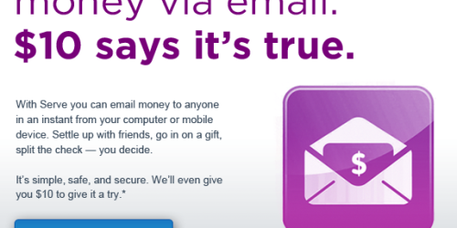 Serve.com: **HOT** Request a FREE $20 Check