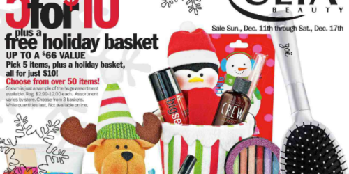 Ulta Stores: 5 Products + a Holiday Basket as Low as $6.50 (Up to $66 Value!)