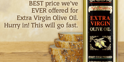 Cost Plus World Market: Extra Virgin Olive Oil Only $1.99 From 1PM-4PM (Regularly $4.99!)