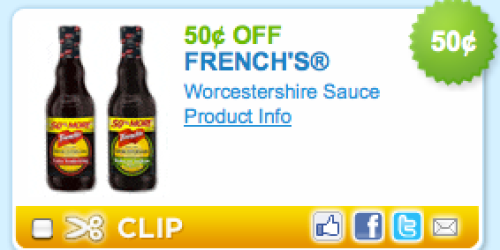 Rare French’s Worcestershire Sauce Coupon + More