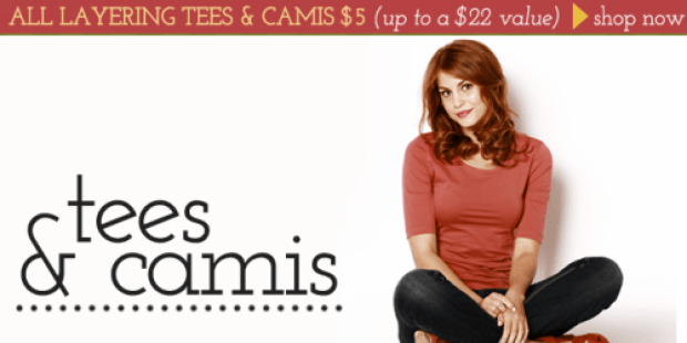 Modbe Layering Tees & Camis Only $5 ($15-$22 Value!) + Free Shipping