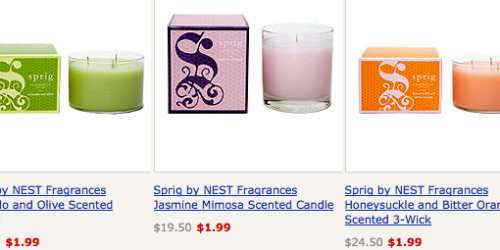 Belk.com: *HOT* Sprig by NEST Scented Candles Only $1.99 Shipped (Regularly $10.50 to $24.50!)