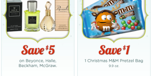 Rite Aid: Fragrance and M&M Coupon (Facebook)