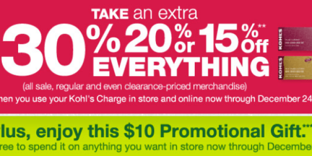 Kohl’s: Did You Receive a $10 In-Store Coupon?!