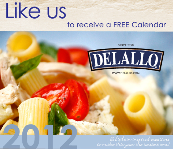 FREE DeLallo 2012 Calendar + Coupons