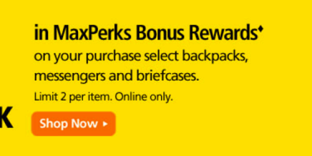 OfficeMax: Backpacks, Messenger Bags, + Brief Cases (All Free After MaxPerks Rewards!) + More