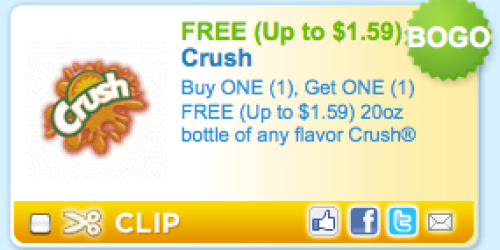 *HOT* Buy 1 Get 1 FREE Crush Soda Coupon + New French’s Mustard Coupons