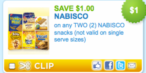New Nabisco Snacks Coupon + Walgreens Deal