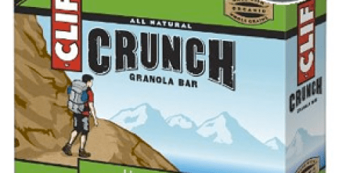 Amazon: Two 10-Count Boxes of Clif Crunch Bars Only $6.78 Shipped