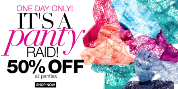 Maidenform: 50% Off All Panties + Free Shipping (Today Only)