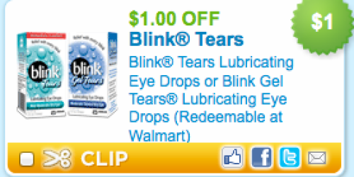 New $1/1 Blink Tears Coupon = Better Than Free at Walgreens (Starting 1/29)