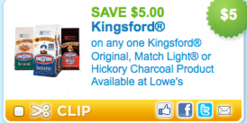 High Value $5/1 Kingsford Charcoal Coupon