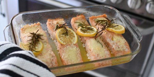 Easy Baked Salmon In the Oven Topped With Lemon Parmesan (No-Fail Recipe!)