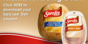 High Value $2/1 Sara Lee Deli Meat Coupon