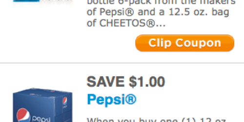 Rare Pepsi and Frito-Lay Manufacturer’s Coupons