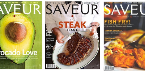 Saveur Magazine Subscription $4.99 (Today Only)