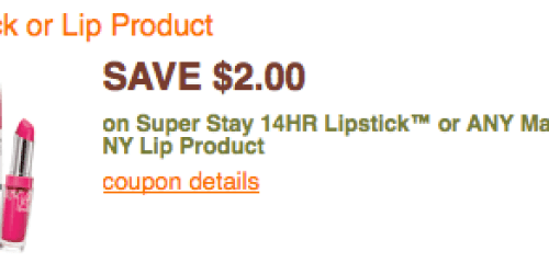 High Value Maybelline Coupons + Walgreens Deal