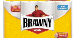 Staples: 12 Big Rolls of Brawny Paper Towels Only $9.99 (Regularly $16.99!)