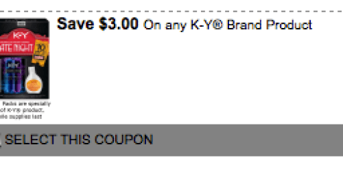 New High Value $3/1 ANY K-Y Brand Product Coupon (+ More!) = FREE K-Y Jelly at Walmart