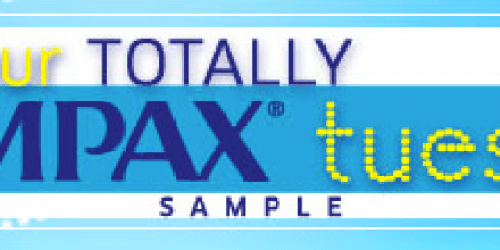 3 FREE Tampax Pearl Tampons (Facebook)
